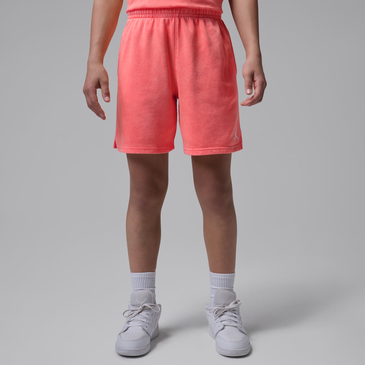 Jordan Big Kids' Brooklyn Washed French Terry Shorts