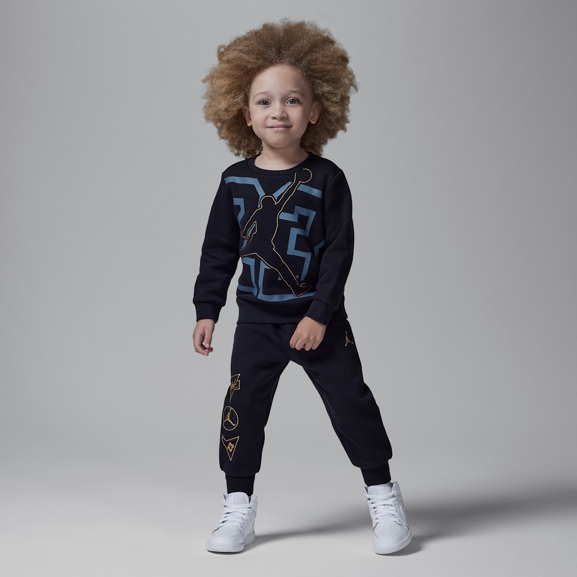 Jordan "See Me Shine" Jordan "See Me Shine" Toddler 2-Piece Crew Set
