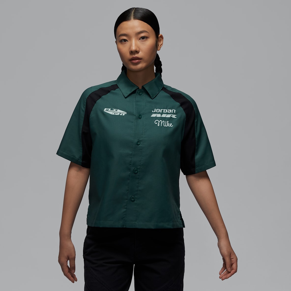 조던 여성 우븐 탑