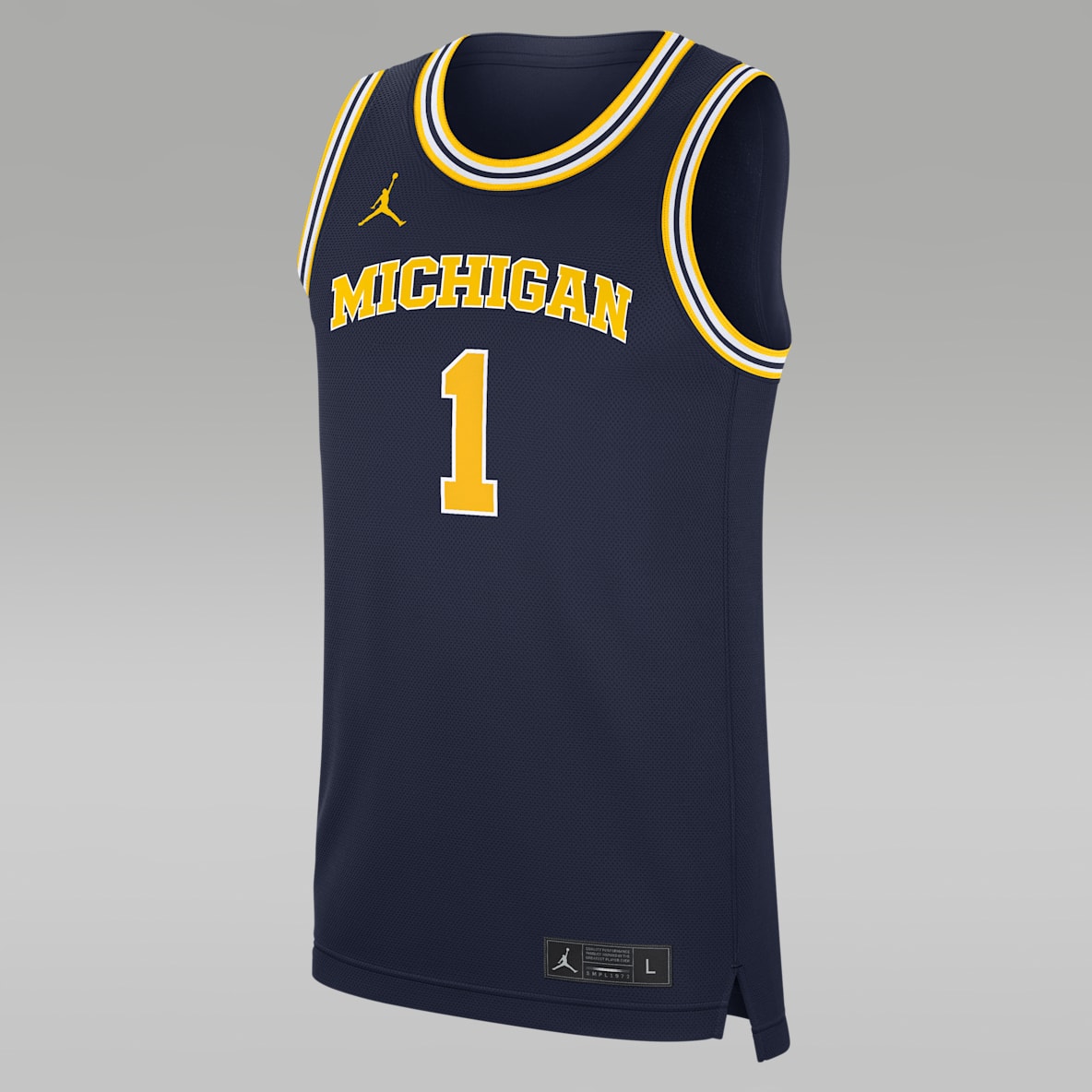 Michigan Wolverines Replica Michigan Wolverines Replica Men's Jordan Brand College Basketball Jersey
