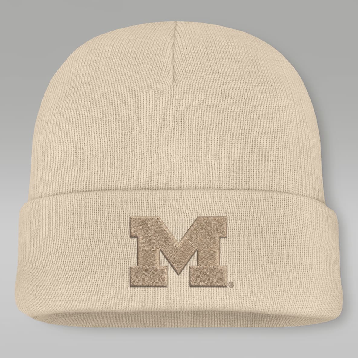 Michigan Natural Utility Men's Jordan Brand College Cuffed Beanie