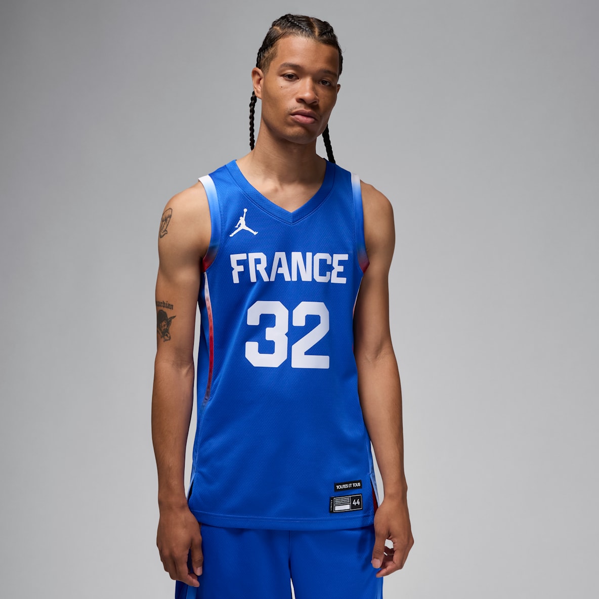 Victor Wembanyama France Limited Road Victor Wembanyama France Limited Road Men's Jordan Basketball Replica Jersey