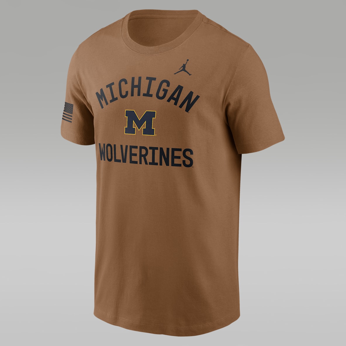 Michigan Courtside Men's Jordan Brand Dri-FIT College T-Shirt