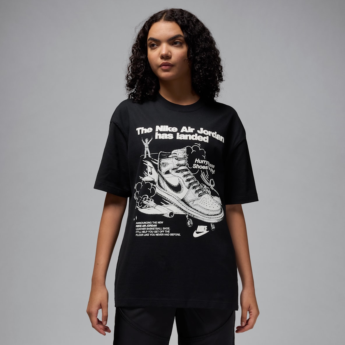 Jordan Jordan Oversized T-shirt met graphic voor dames