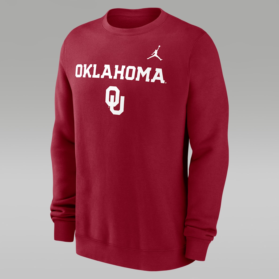Oklahoma Sooners Primetime Primary Stack Oklahoma Sooners Primetime Primary Stack Men's Jordan College Pullover Crew