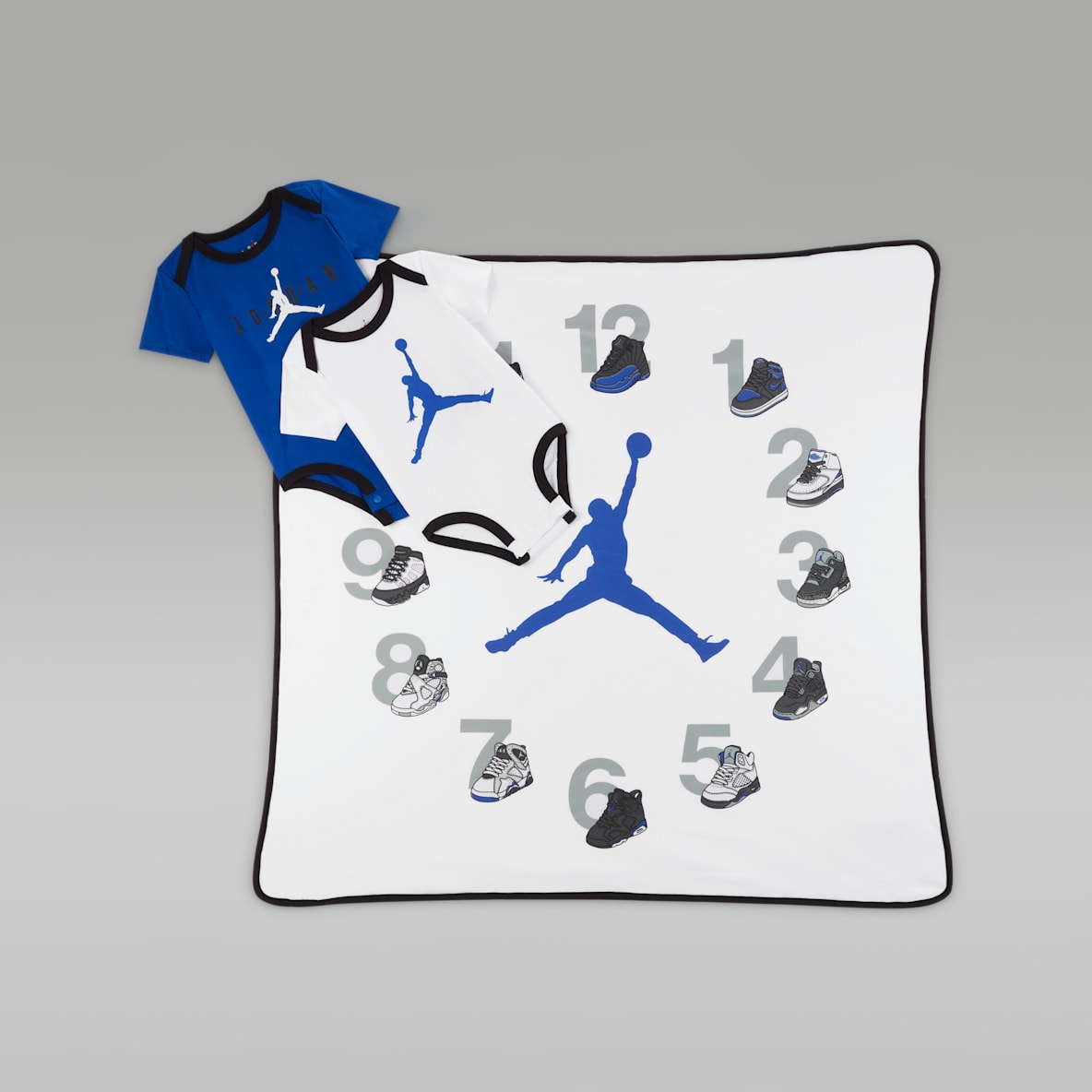 Jordan Milestone Jordan Milestone Baby (0-9M) Bodysuit Set (3-Pack)