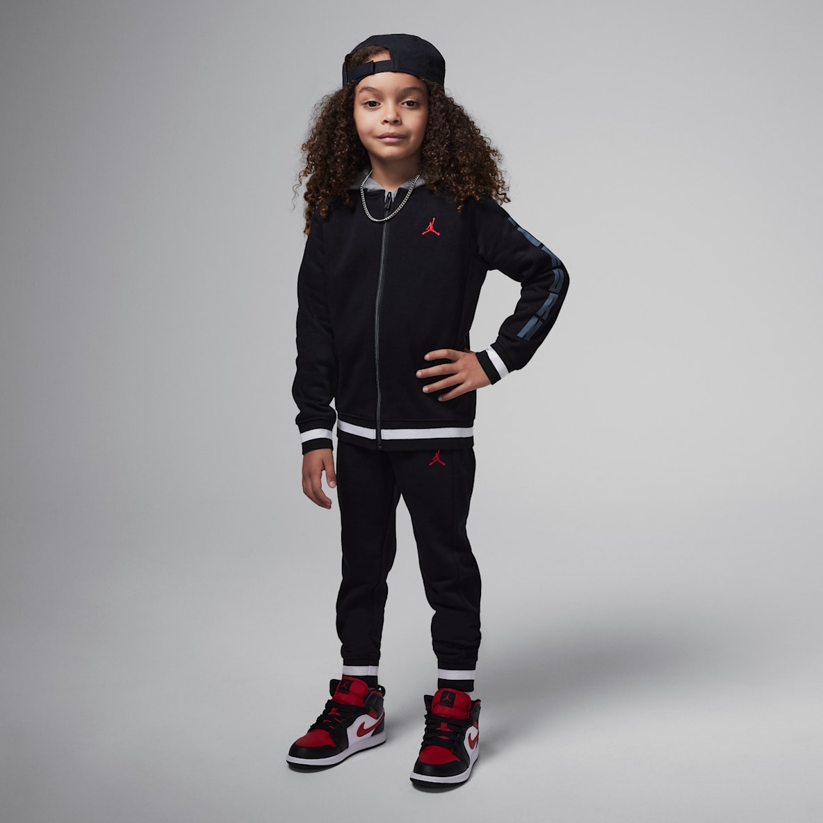 Jordan Jordan Little Kids' Blocked Rib 2-Piece Full-Zip Set