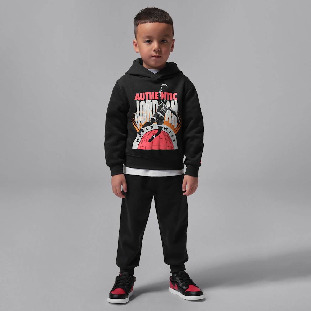 Jordan Brooklyn Fleece AJ6 tweedelige set met trui voor peuters