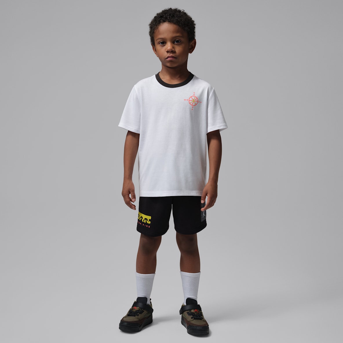 Jordan Little Kids' Hike Mike 2-Piece Graphic Fleece Shorts Set