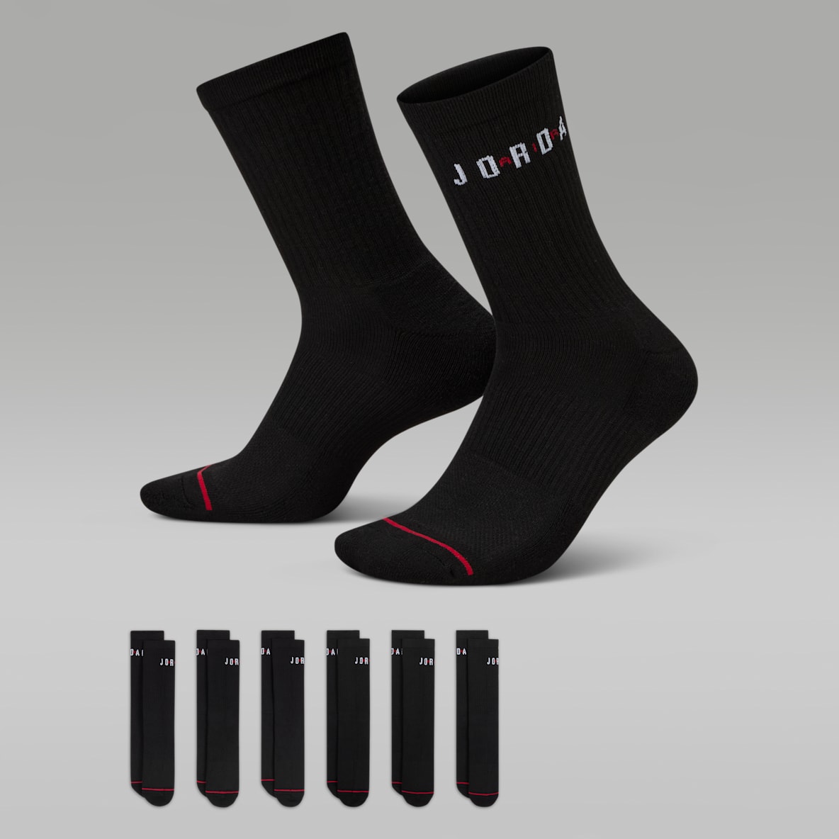 Jordan Everyday Jordan Everyday Crew Socks (6 Pairs)