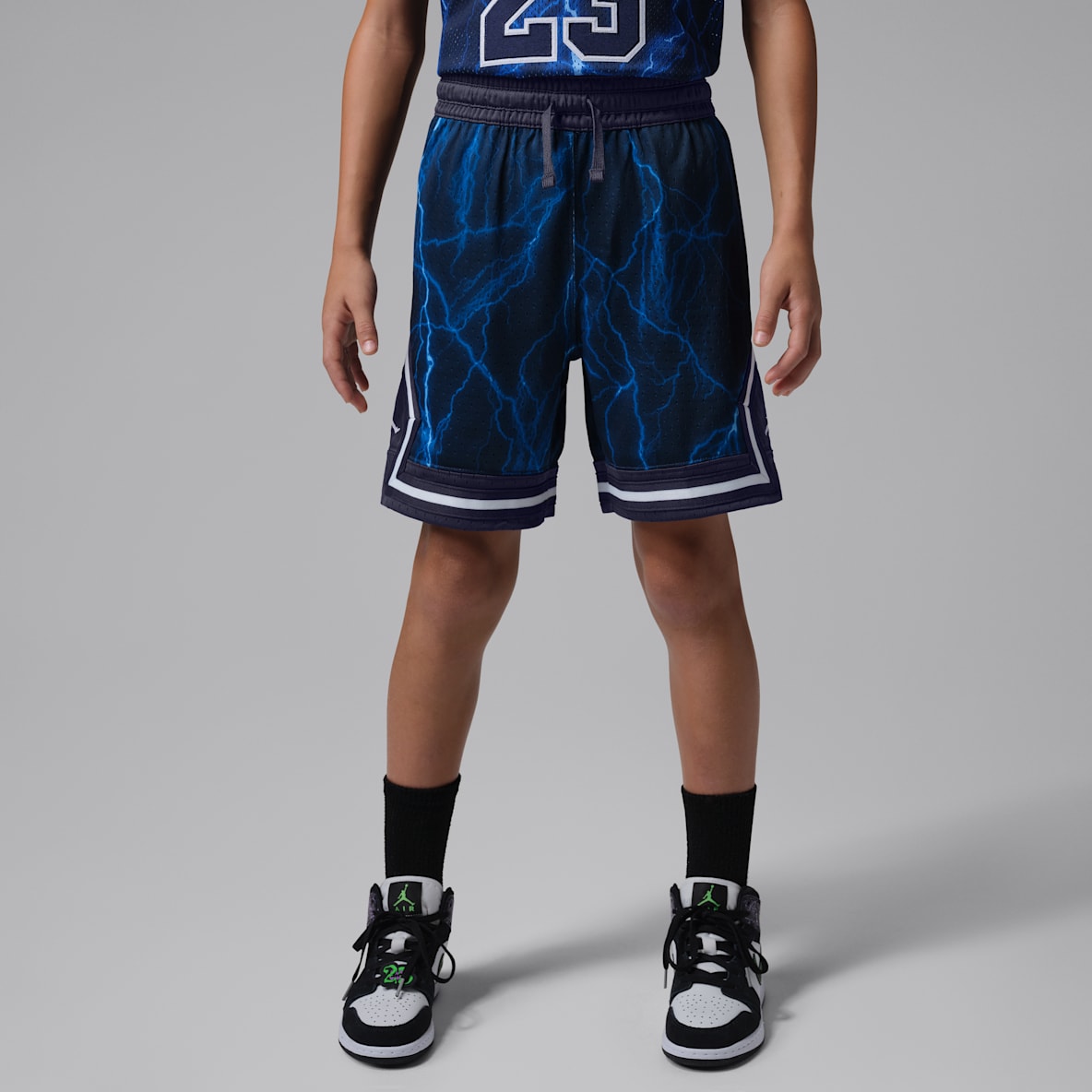 Jordan Big Kids' Dri-FIT Printed Sport Diamond Shorts