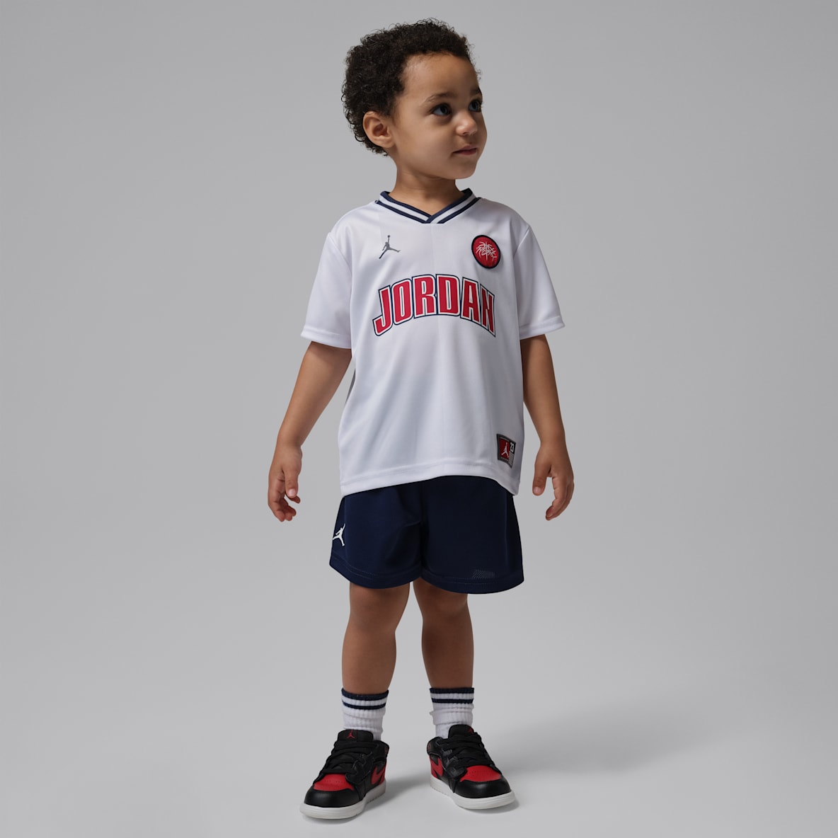 조던 베이비 스포츠 저지 앤 메쉬 쇼츠 세트