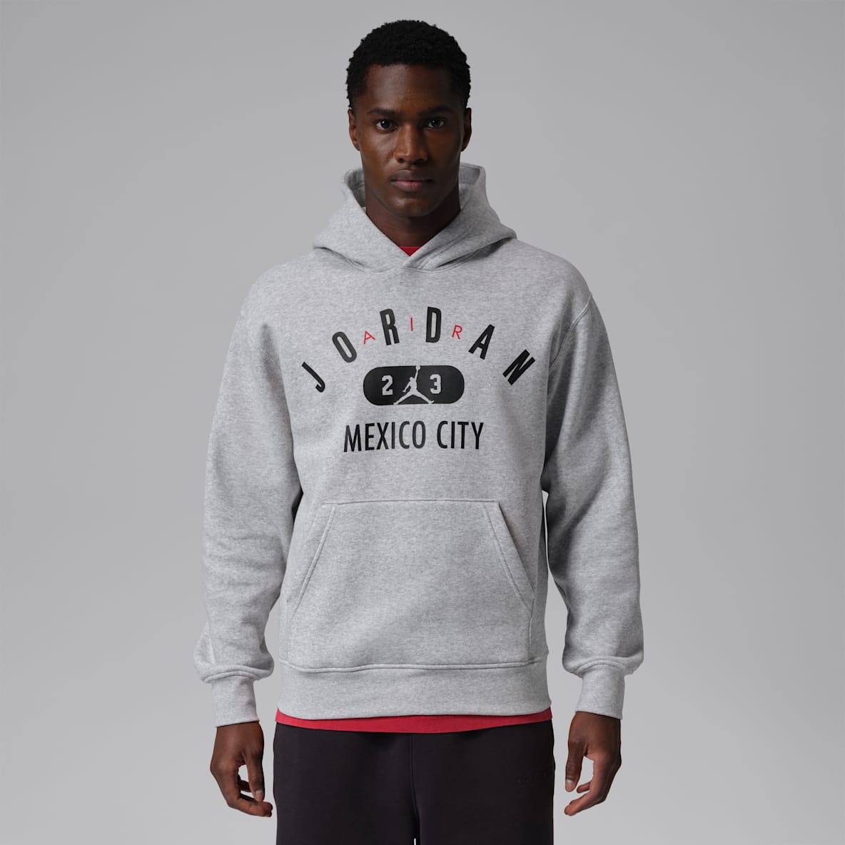 Jordan Sudadera con gorro sin cierre de tejido Fleece para hombre Mexico City