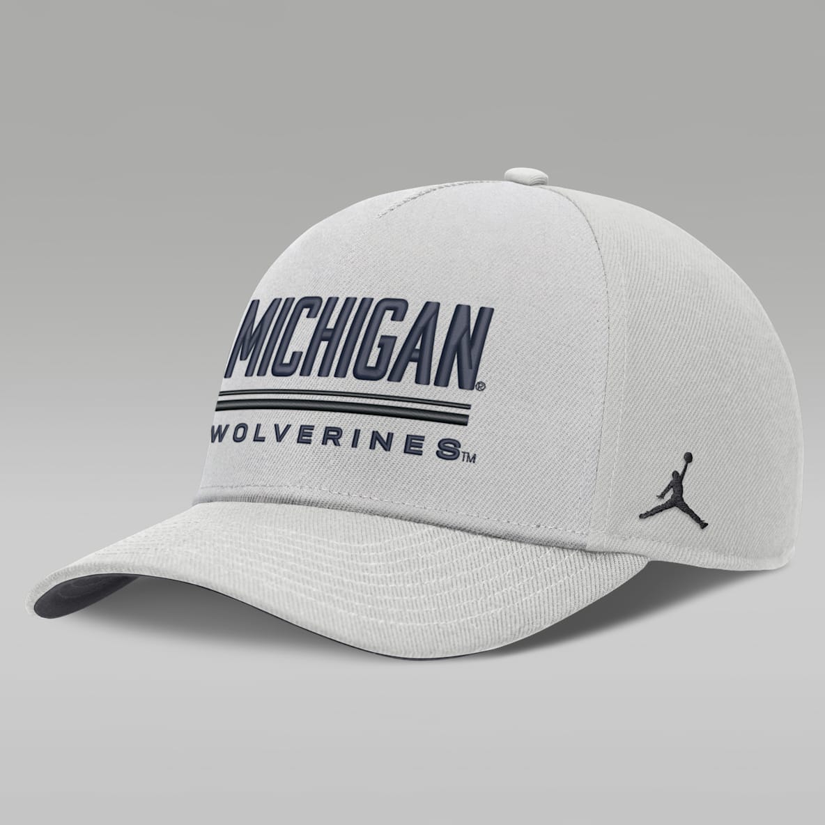 Michigan Sideline Practice Rise Men's Jordan Brand Dri-FIT College Adjustable Hat