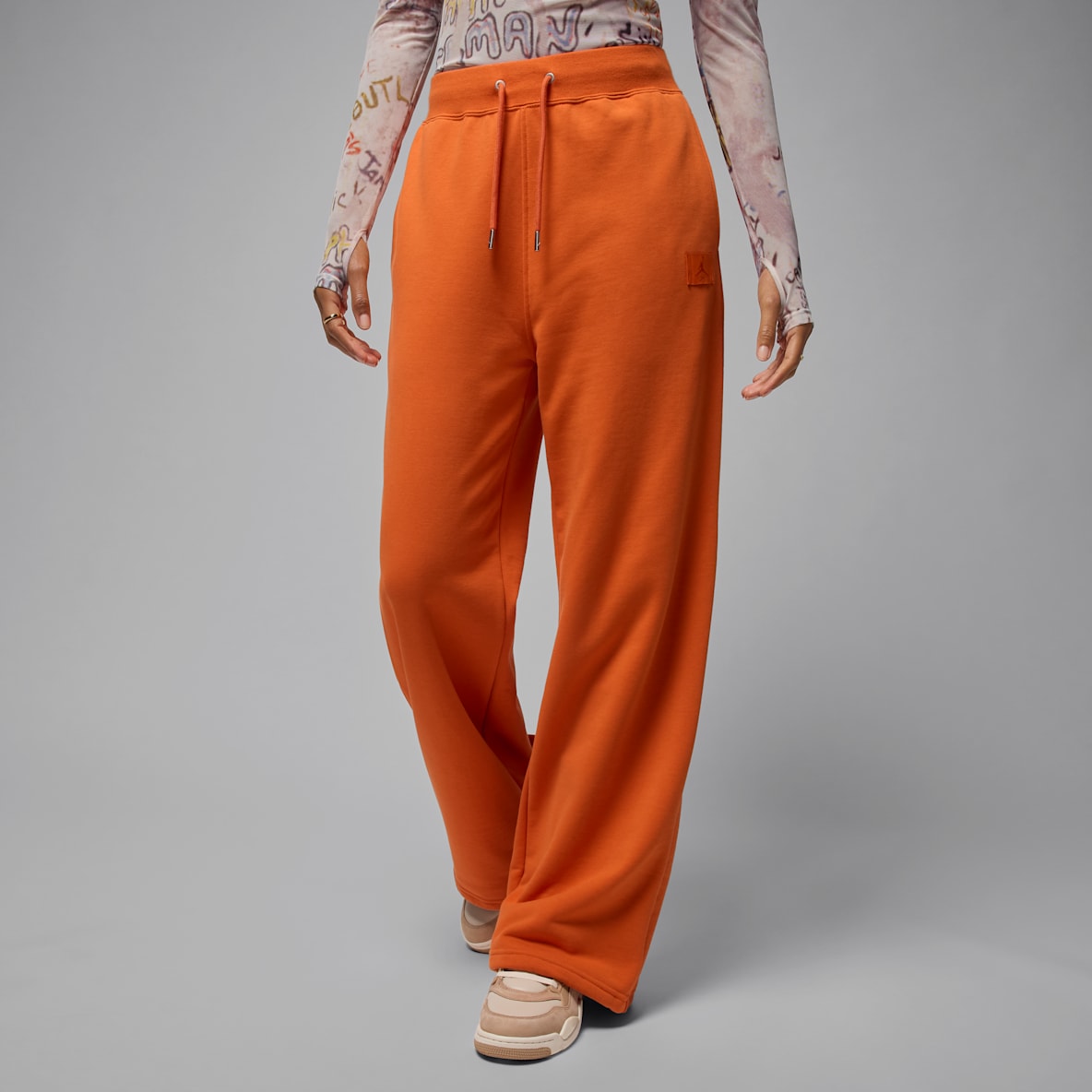 Jordan Flight Fleece Jordan Flight Fleece Women's French Terry Open-Hem Trousers