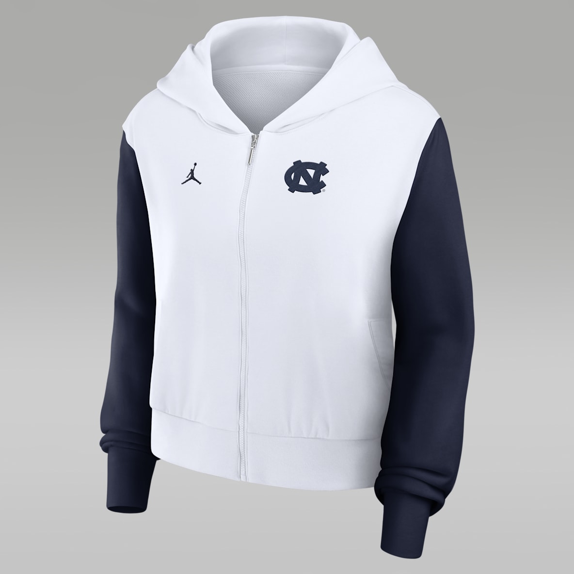 North Carolina Athletic Prep Colorblocked Script North Carolina Athletic Prep Colorblocked Script Women’s Jordan Brand College Full-Zip Hoodie