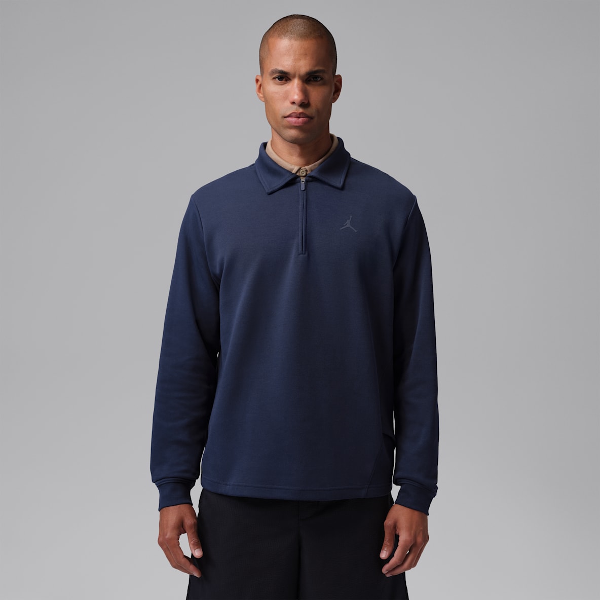 Jordan Men's 1/2-Zip Collared Long-Sleeve Golf Top