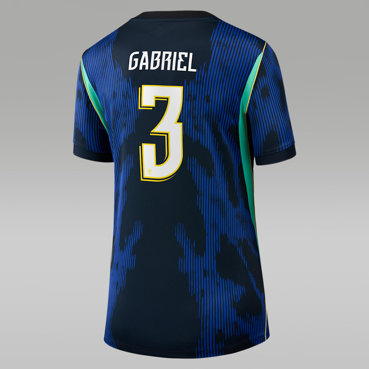 Gabriel Magalhães Brazil National Team 2026 Stadium Away Women's Nike Dri-FIT Soccer Jersey