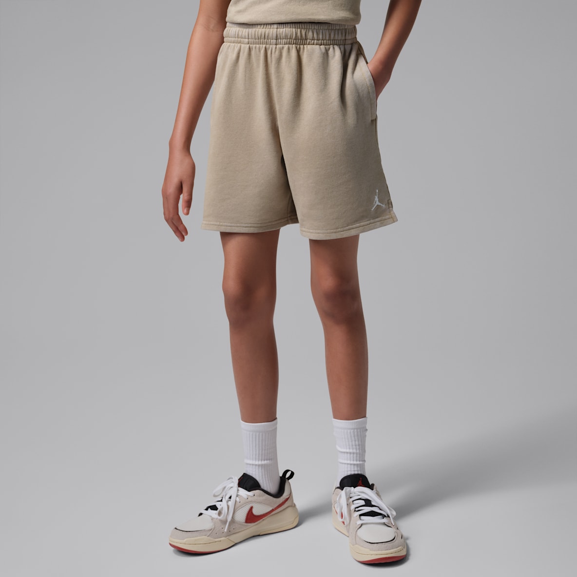 조던 주니어 브루클린 워시드 프렌치 테리 쇼츠