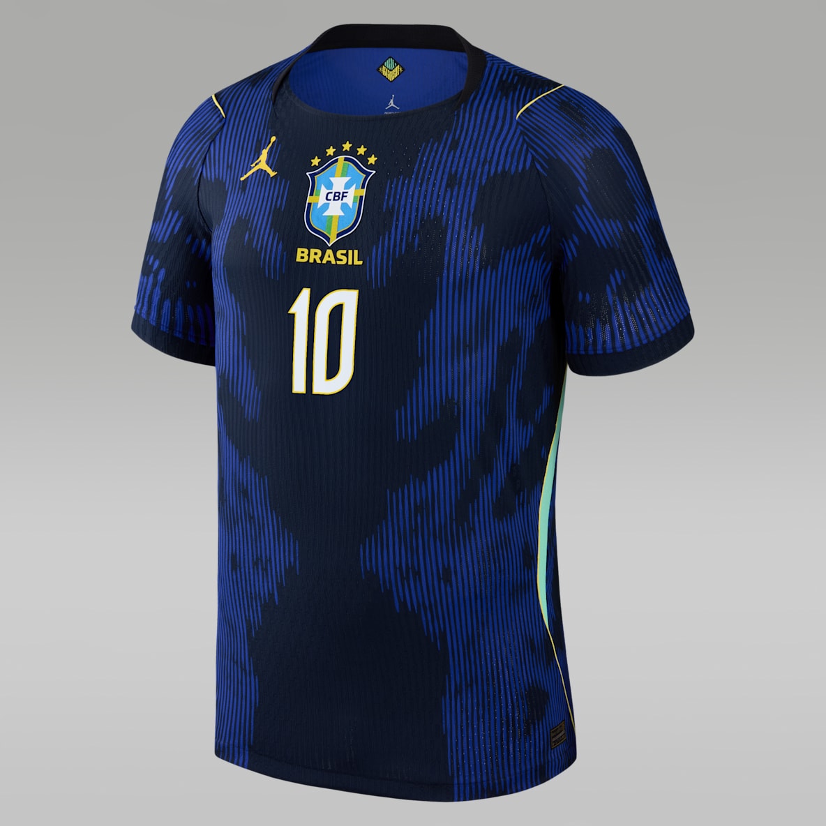 Neymar Jr. Brazil 2026 Match Away Men's Jordan Aero-FIT Soccer Authentic Jersey