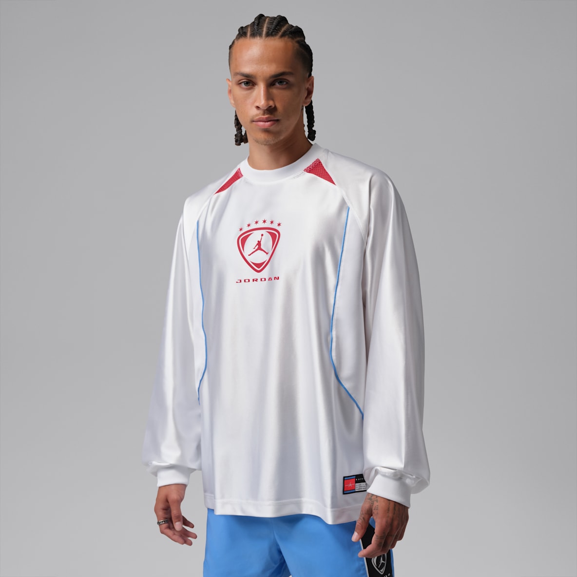 Jordan Brooklyn Camisola de guarda-redes de manga comprida para homem