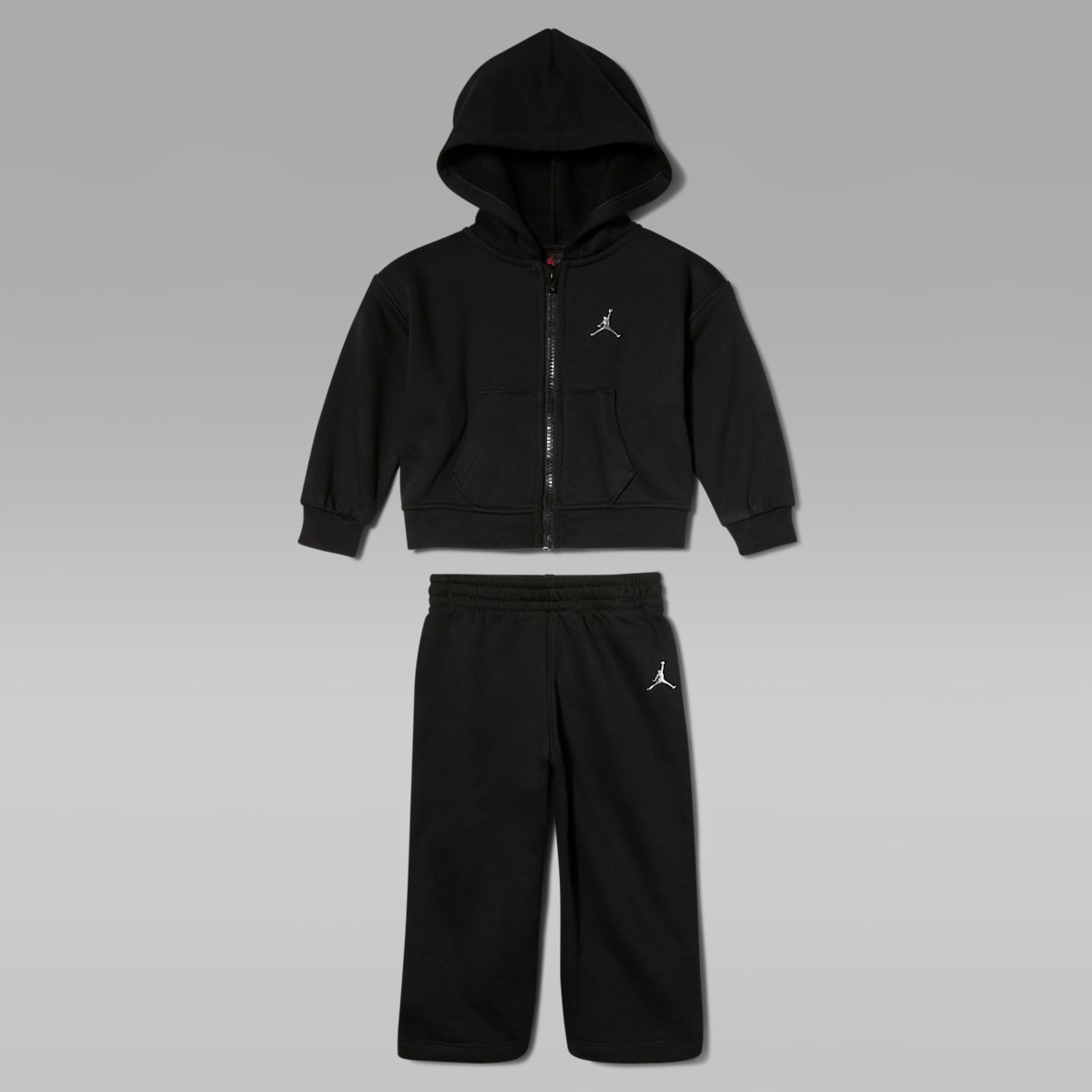 Jordan Brooklyn Fleece Conjunto de sudadera con gorro de cierre completo de dos piezas para bebé (12 a 24 meses)