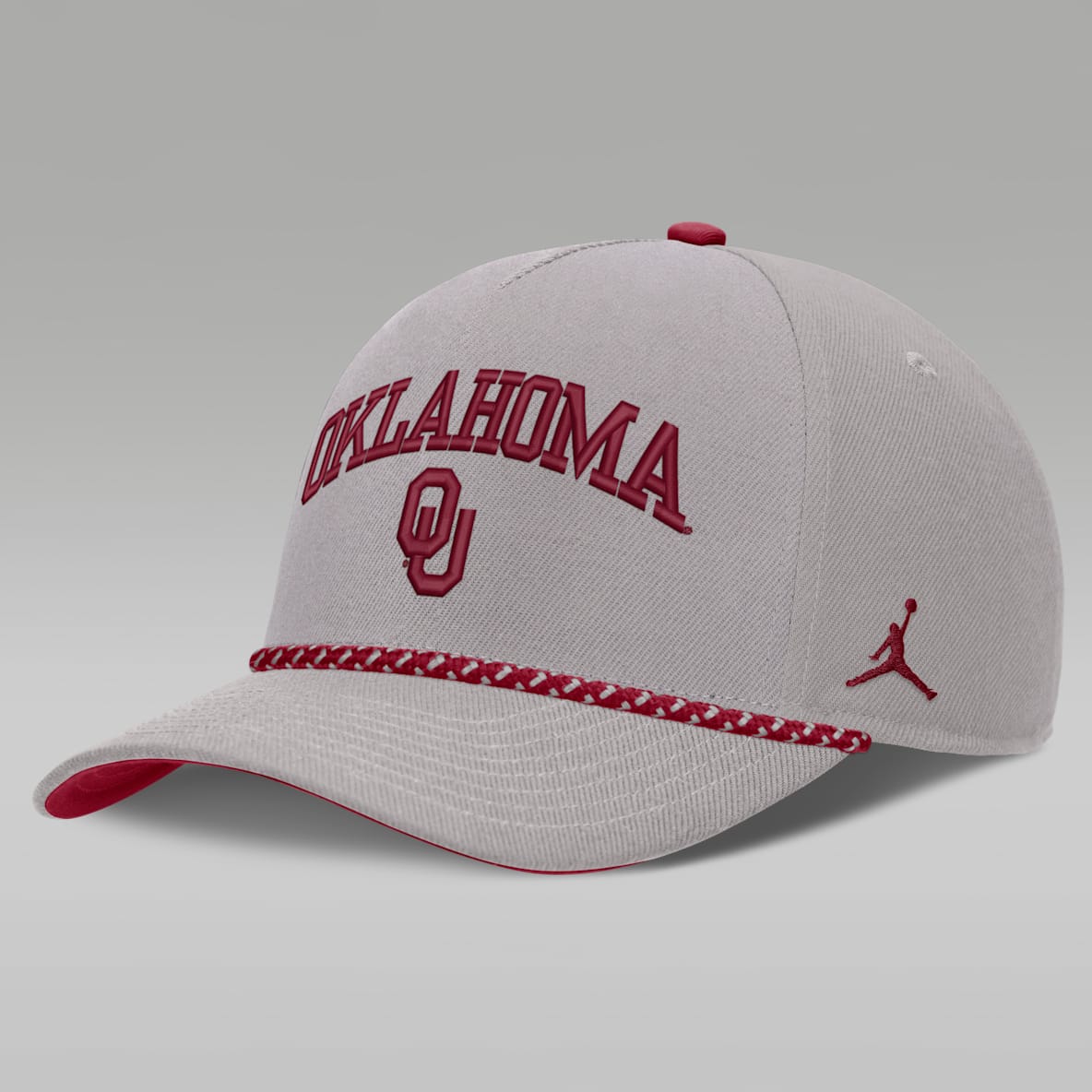 Oklahoma Primetime Rise Rope Men's Jordan Brand College Adjustable Hat