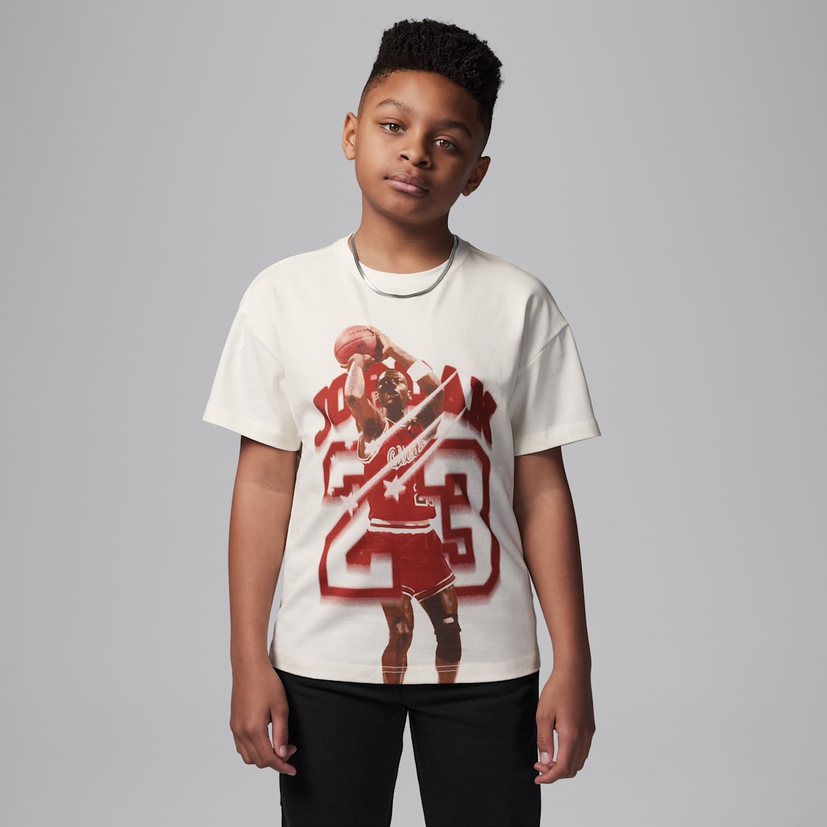 Jordan Jordan Playera 40 aniversario para niños talla grande