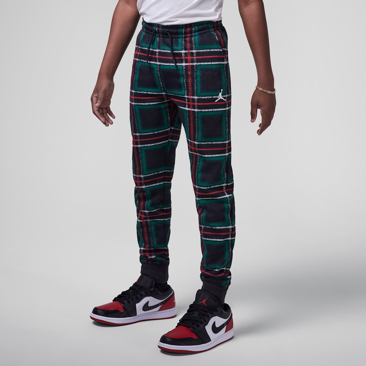 Jordan Brooklyn Essentials Jordan Brooklyn Essentials Big Kids' Holiday Fleece Pants