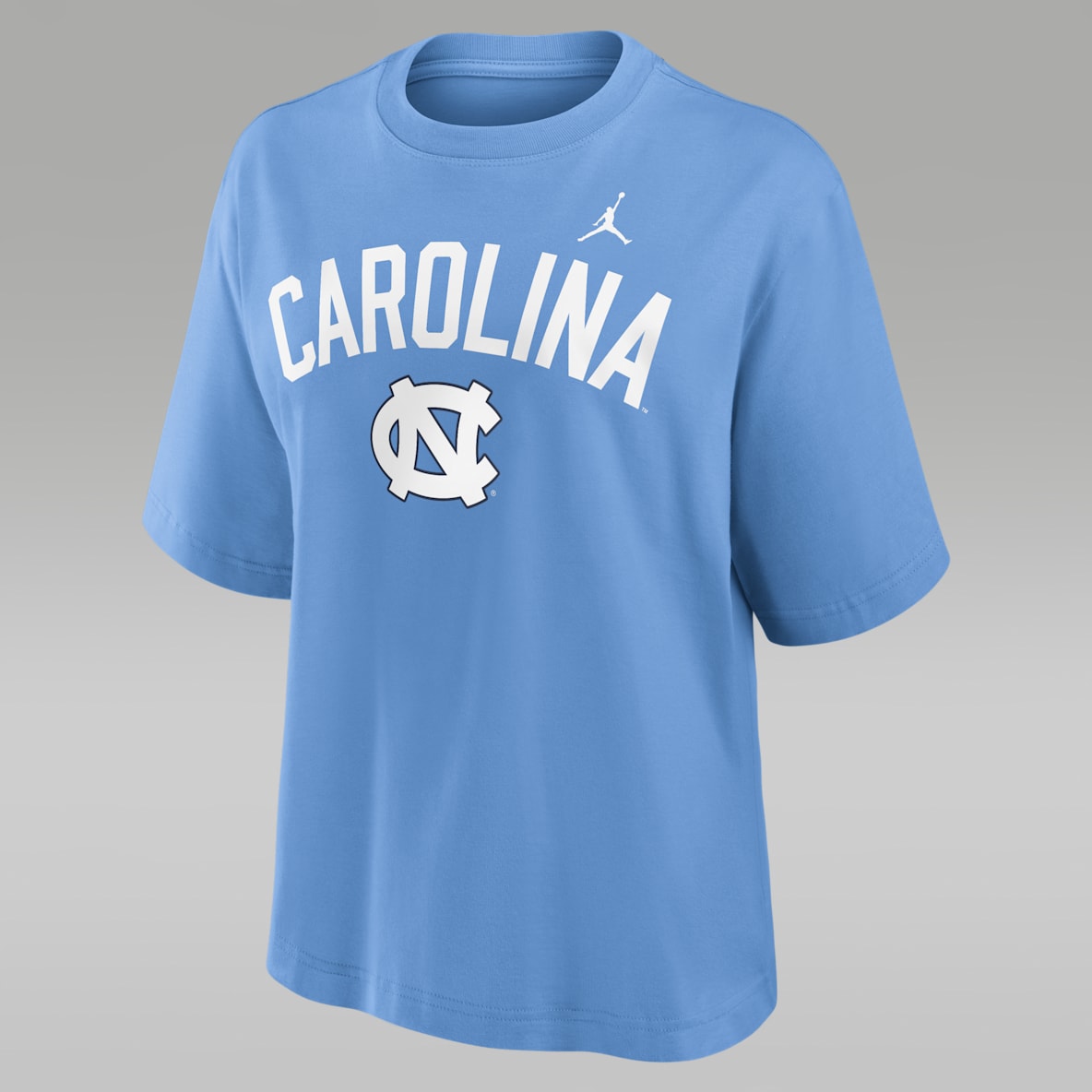 North Carolina Arch Over Logo Boxy Women's Jordan Brand College T-Shirt