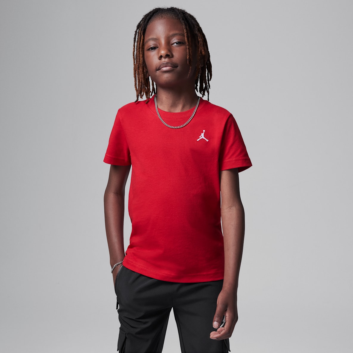 Jordan Playera bordada Jumpman Air para niños talla pequeña