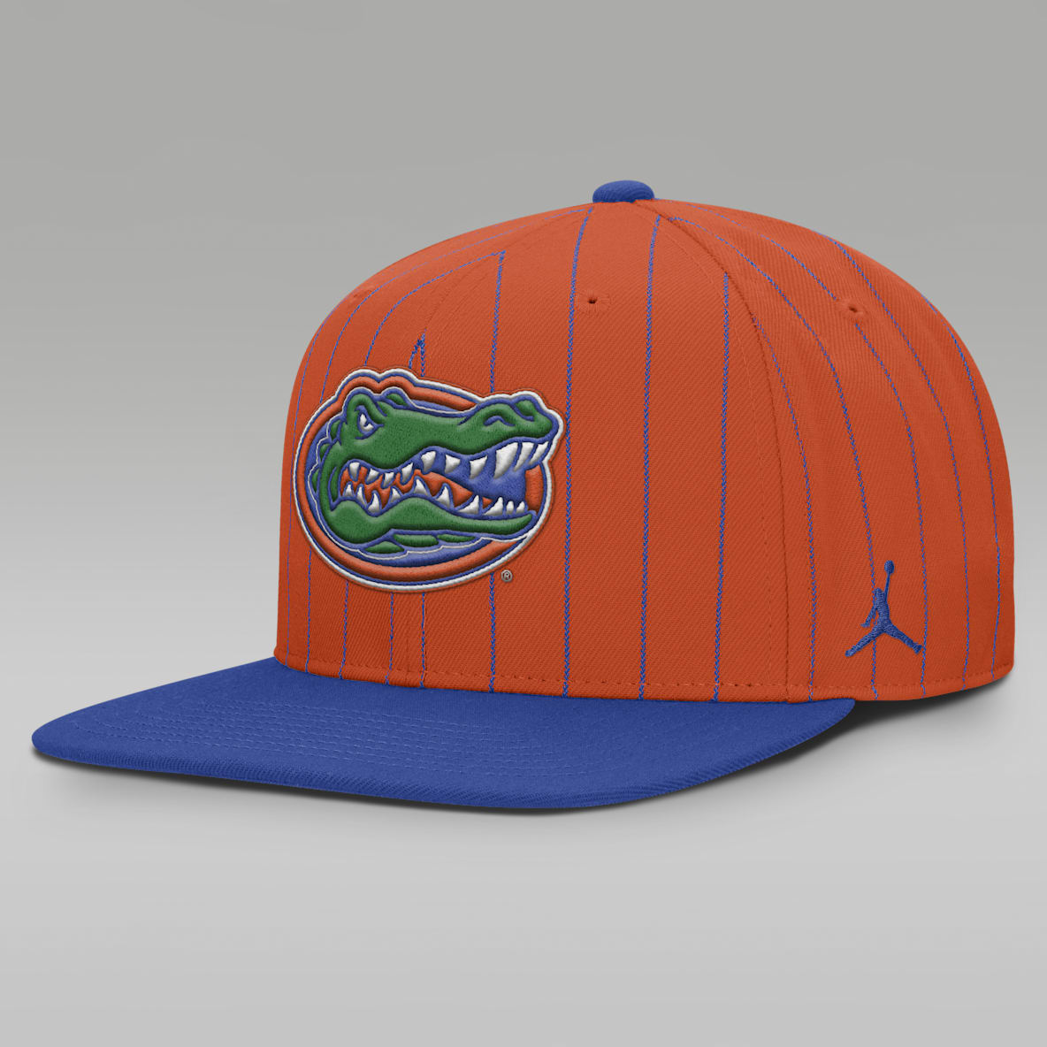 Florida Primetime Pin Stripe 2-Tone Gorra universitaria marca Jordan Dri-FIT ajustable para hombre