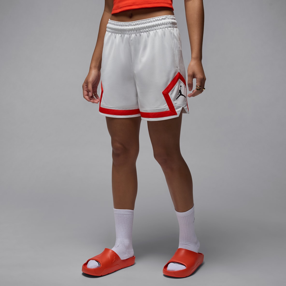 Jordan Sport Quai 54 Jordan Sport Quai 54 Elmas Desenli 10 cm Kadın Şortu