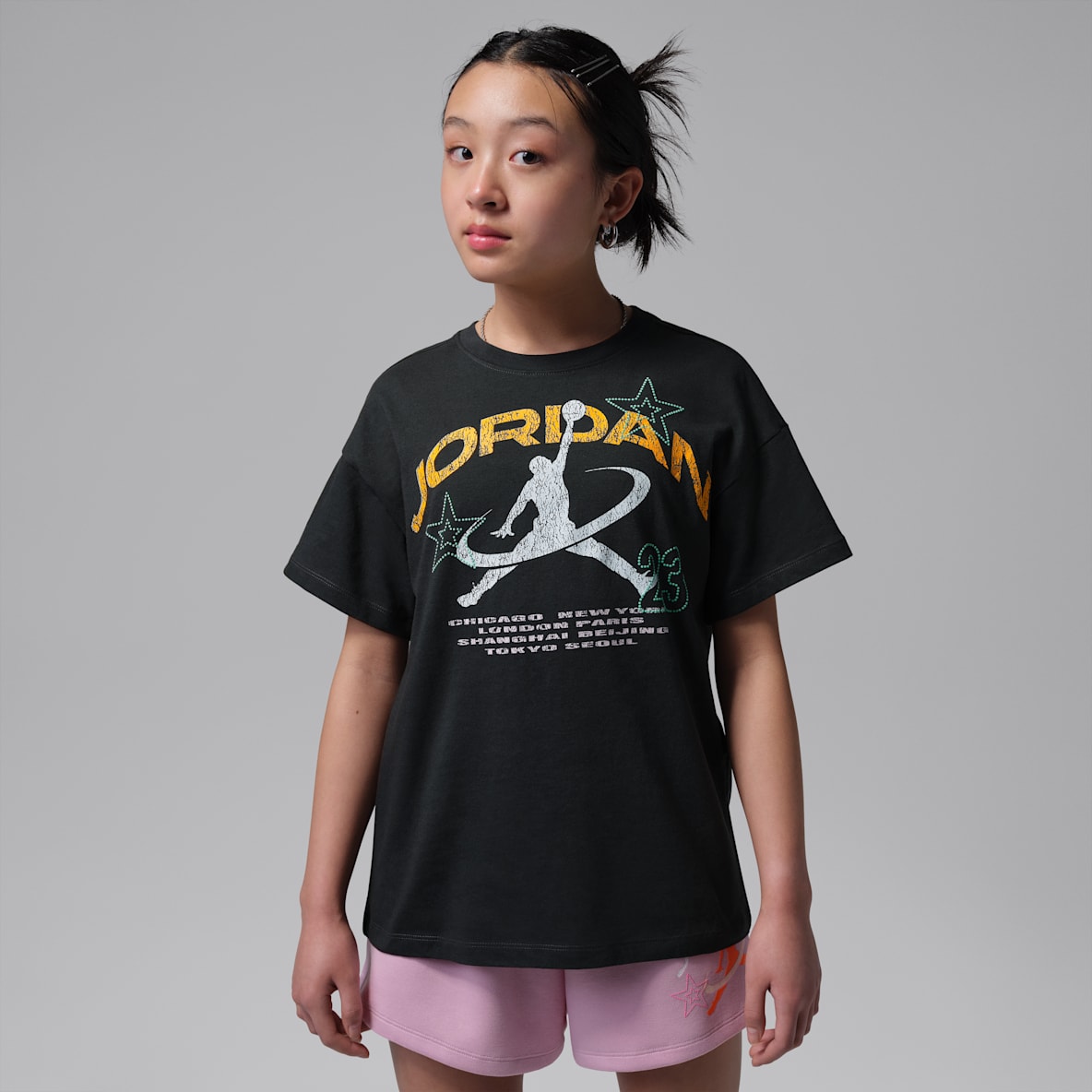 Jordan Playera Geo World Tour para niños talla grande