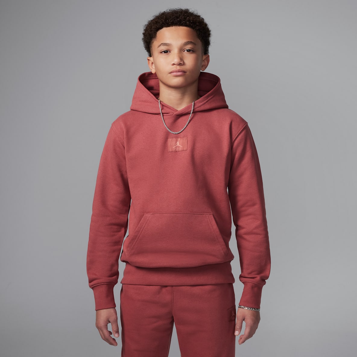 Jordan MJ Flight Jordan MJ Flight Big Kids' Fleece Pullover Hoodie