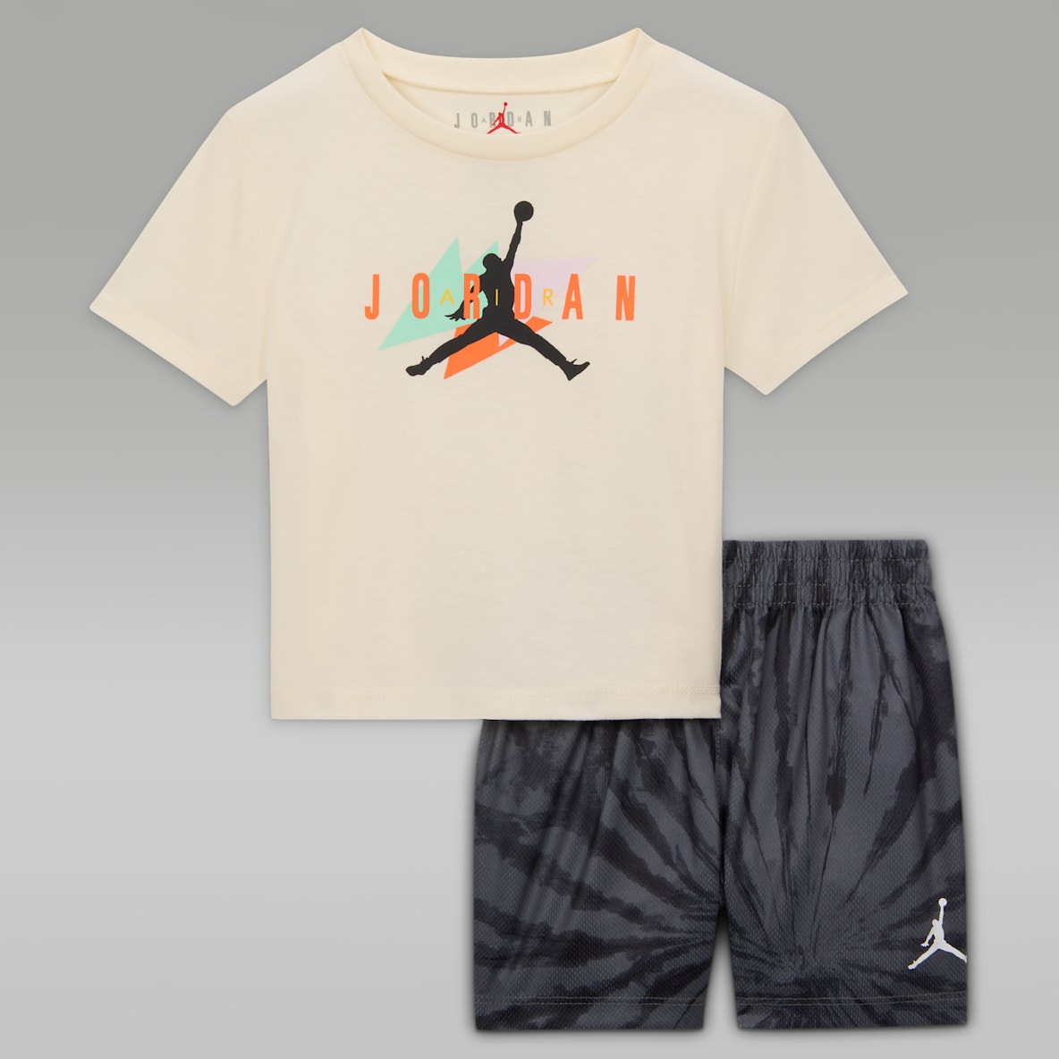 Jordan Baby 2-Piece Festival Tie Dye Shorts Set