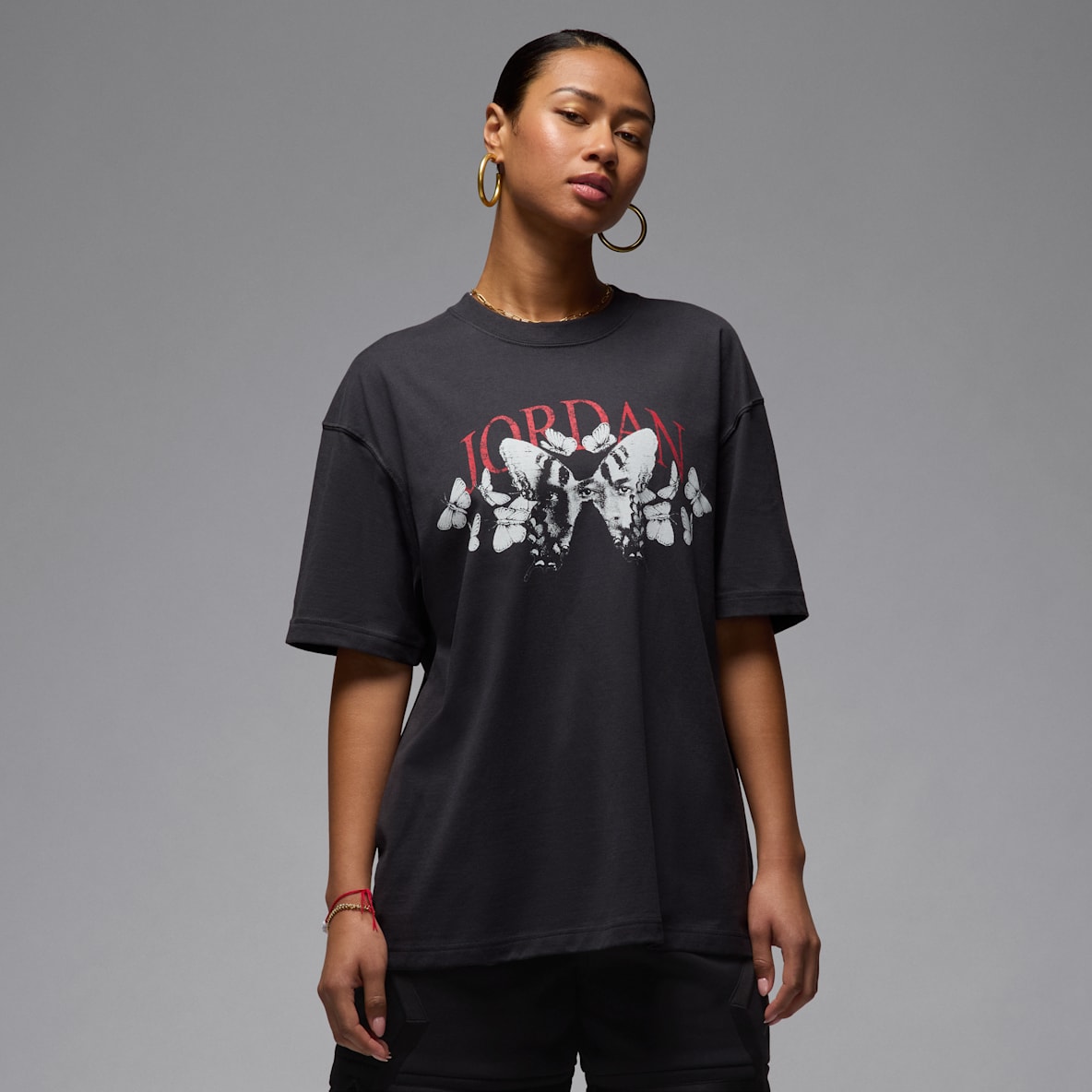 Jordan Jordan Oversized T-shirt met graphic voor dames