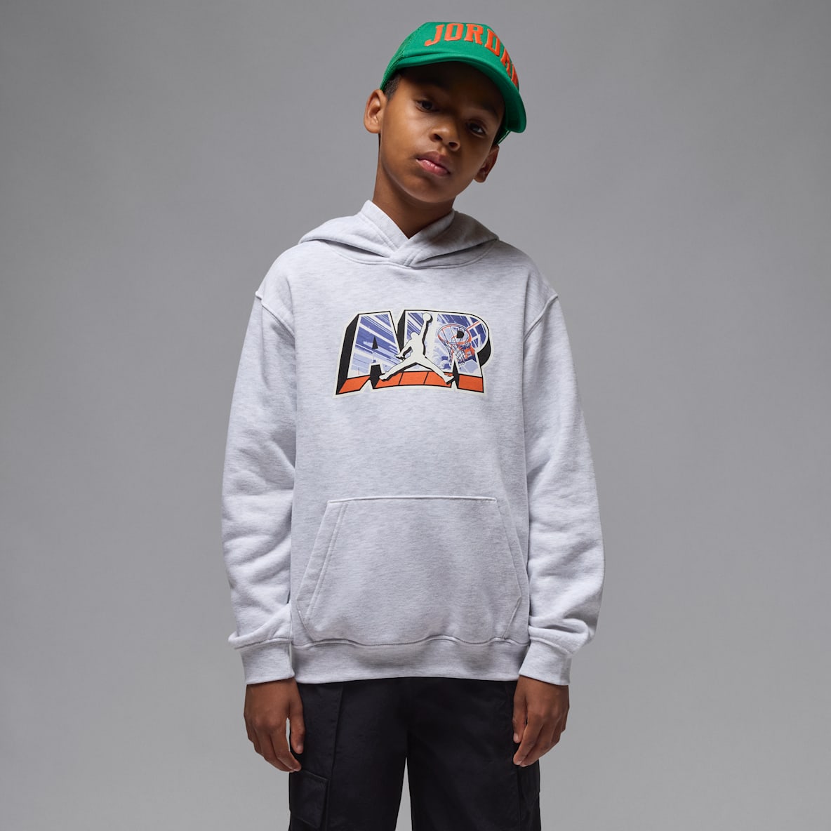 Jordan Jordan Big Kids' Air Postcard Pullover Hoodie