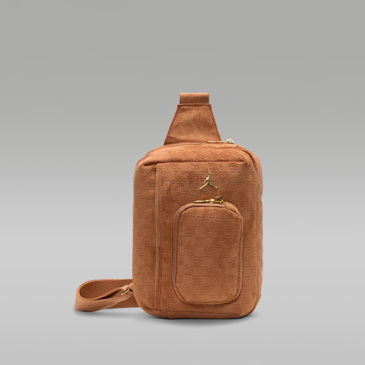 Jordan Suede Monogram Sling Bag (3L)