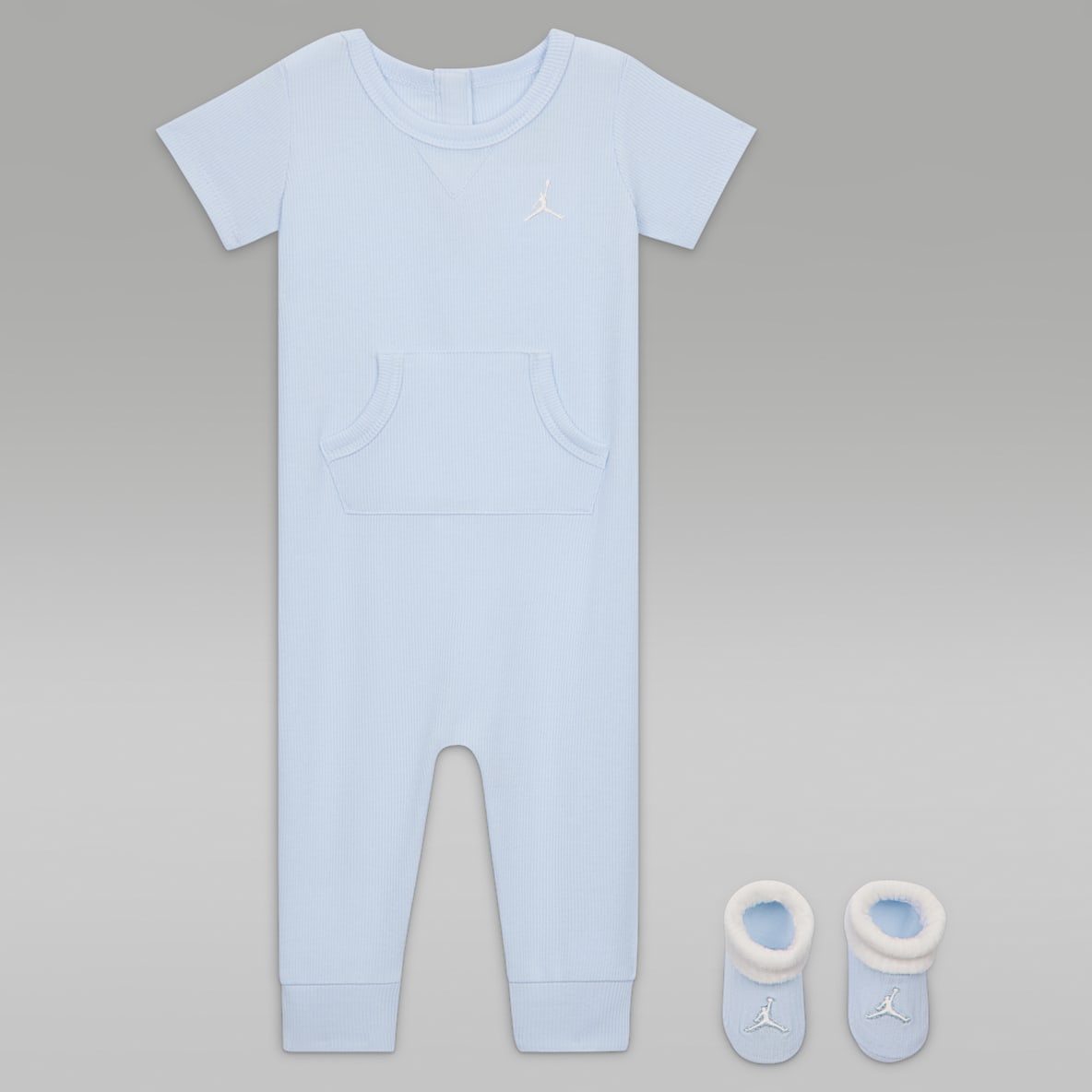 Jordan Baby Essential 2-Piece Short Sleeve Coverall Set