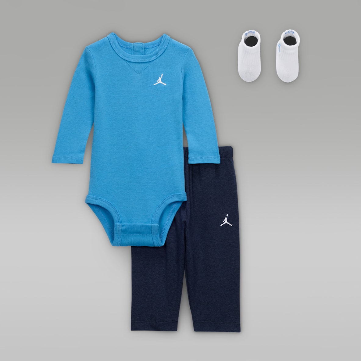 Jordan Jordan Baby Essentials Long Sleeve Bodysuit Boxed Set