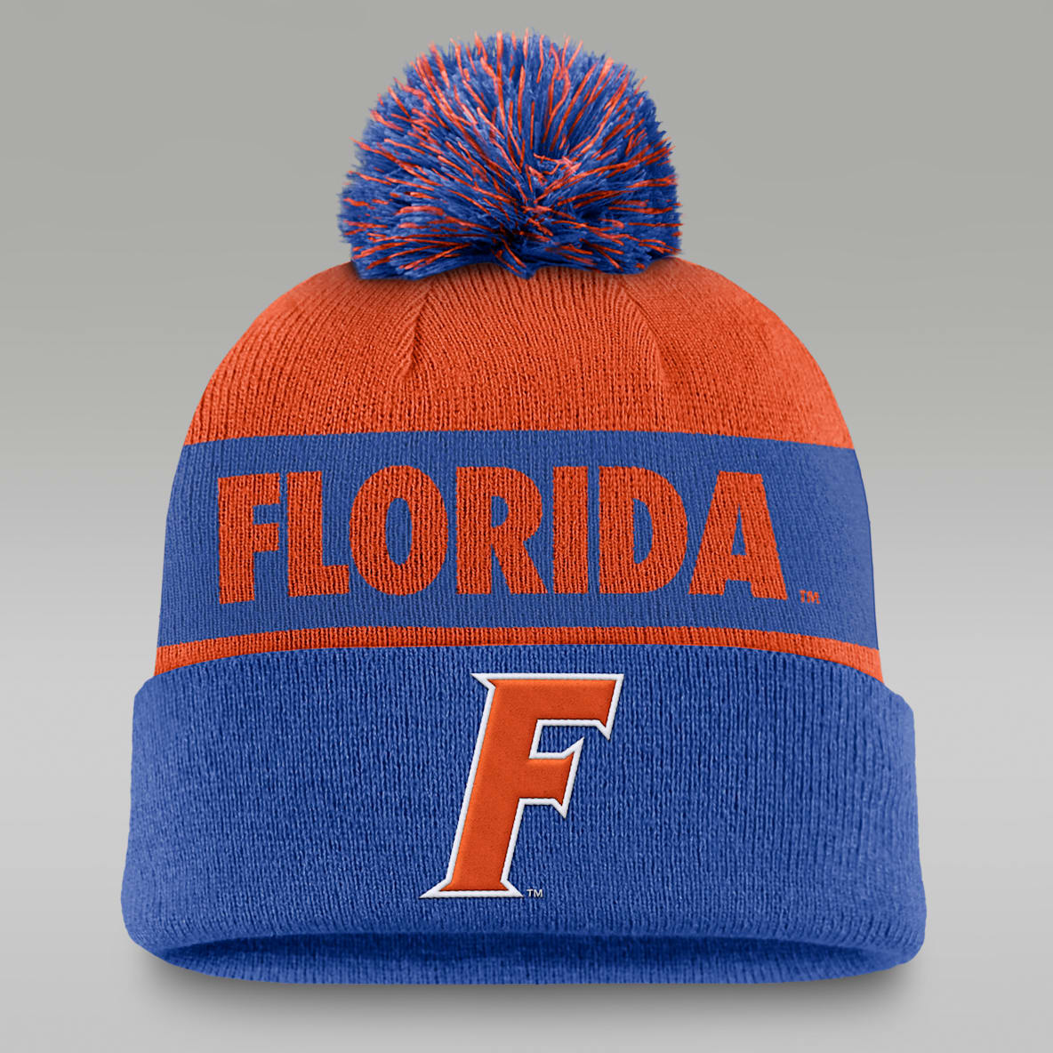 Florida Gators Primetime Peak Florida Gators Primetime Peak Men's Jordan College Cuffed Pom Beanie
