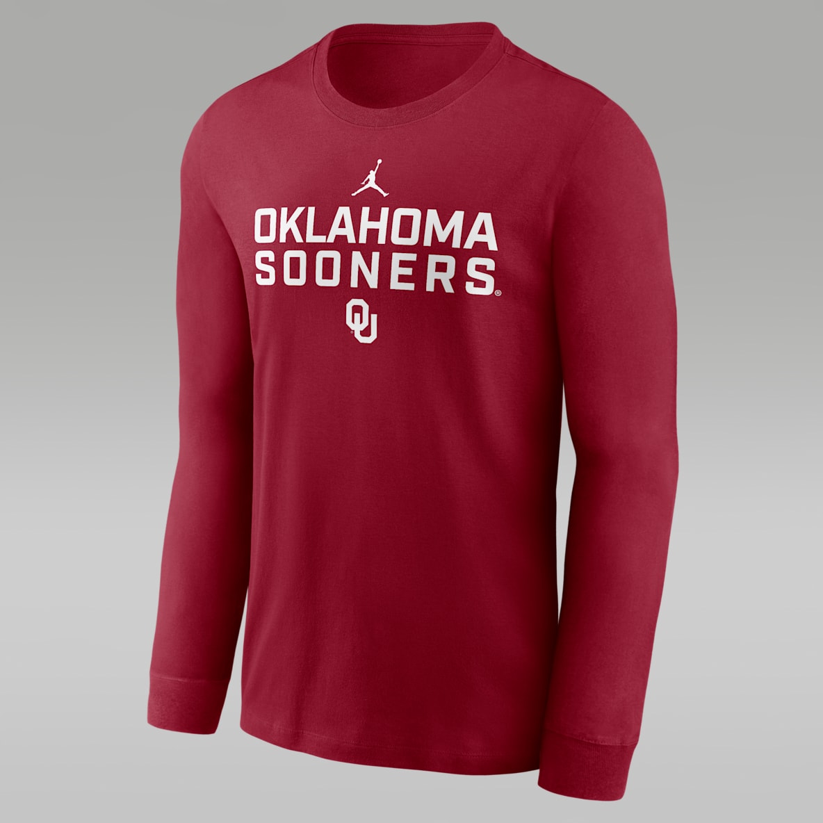 Oklahoma Sideline Oklahoma Sideline Men's Jordan Brand Dri-FIT College Long-Sleeve T-Shirt