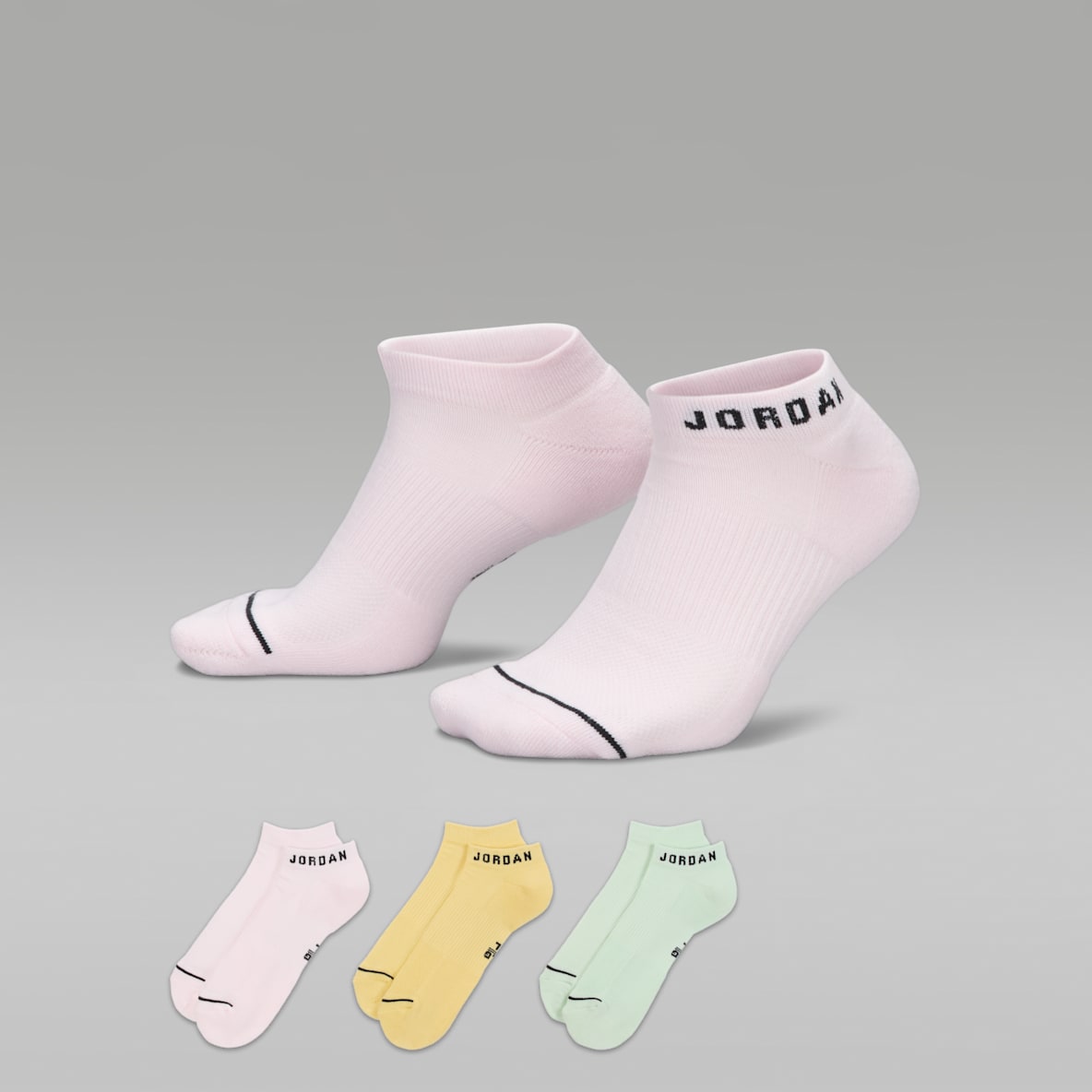 Jordan Everyday No-Show Socks (3 Pairs)