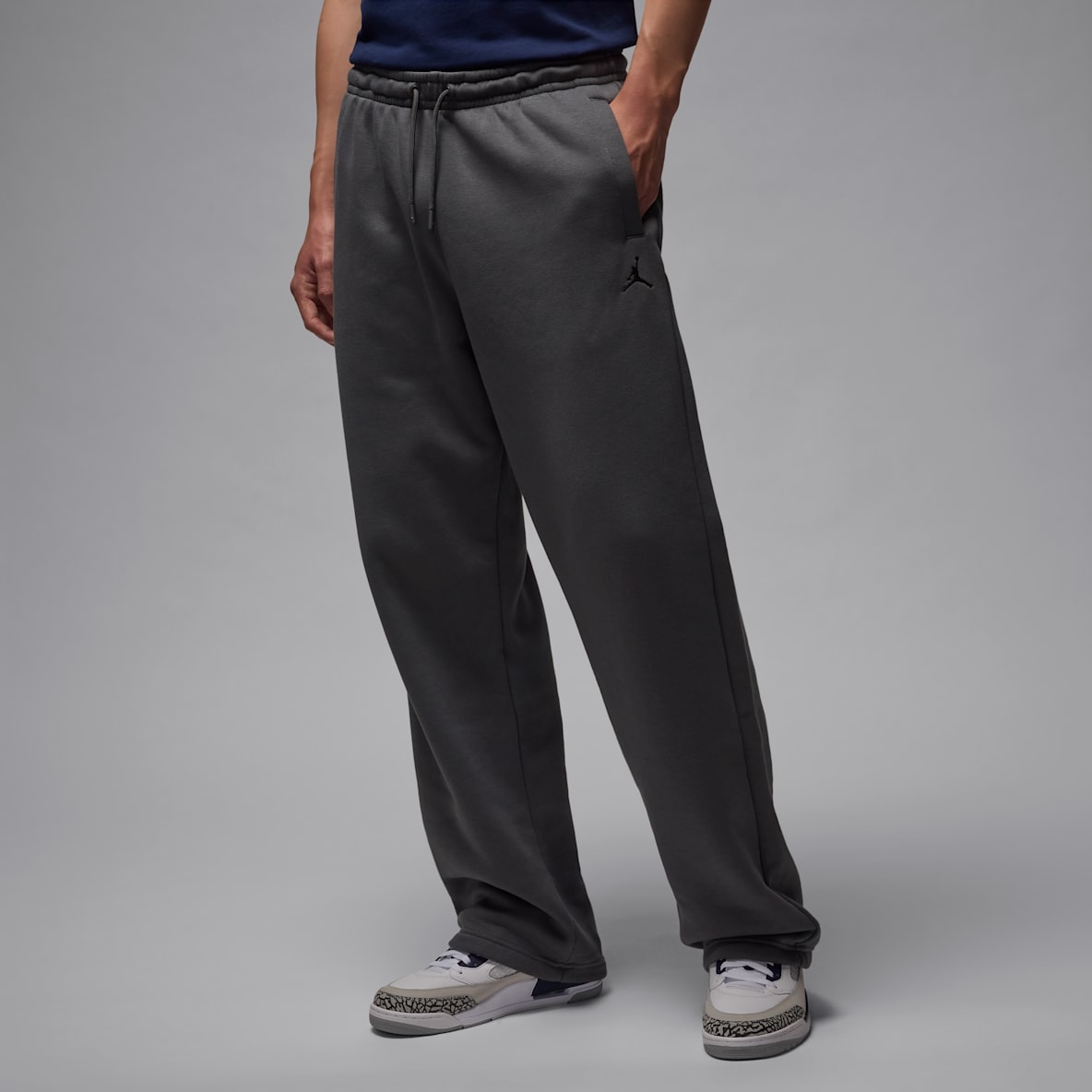 Jordan Brooklyn Fleece Jordan Brooklyn Fleece Men's Oversized Open-Hem Trousers