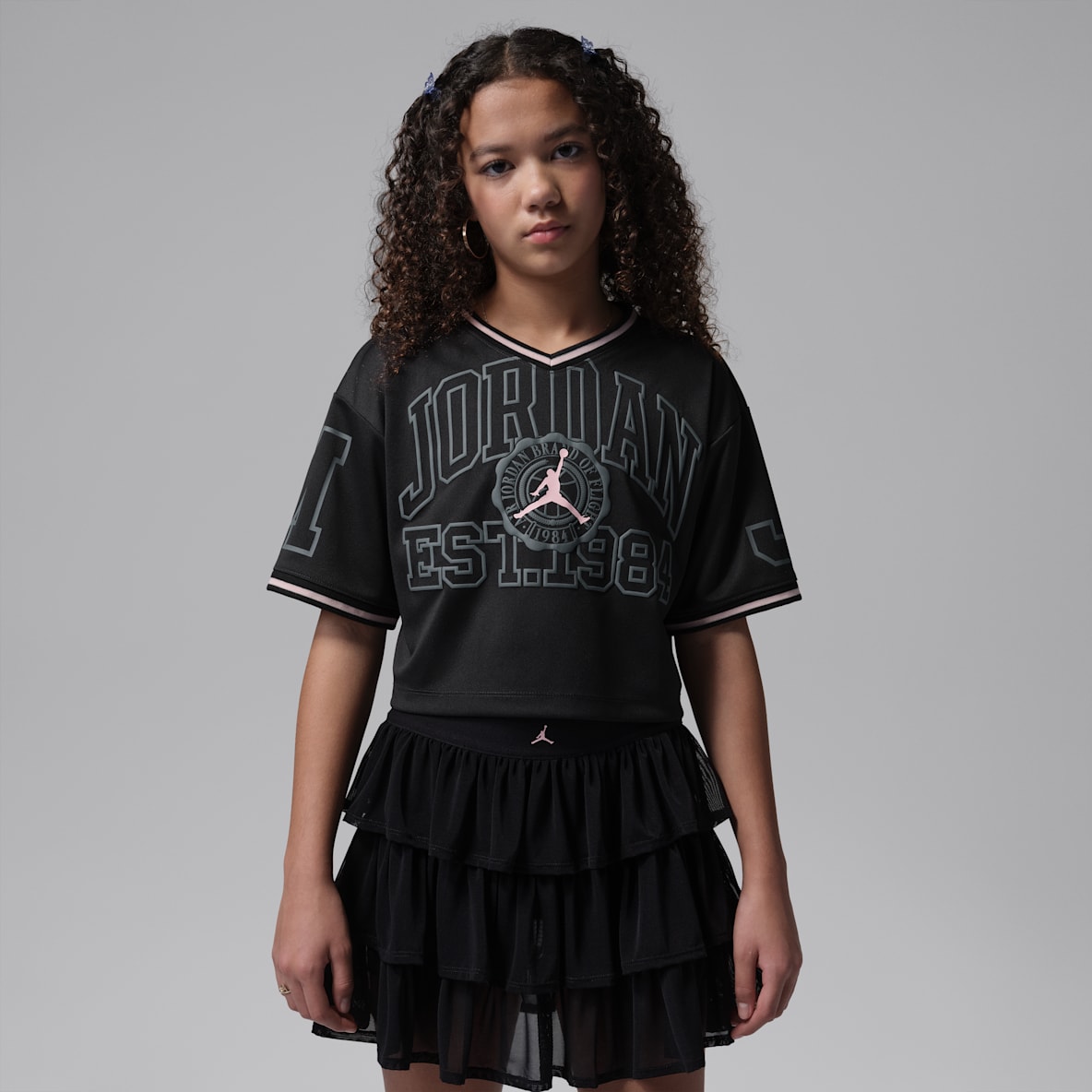 조던 시크릿 다이어리 주니어 크롭 저지