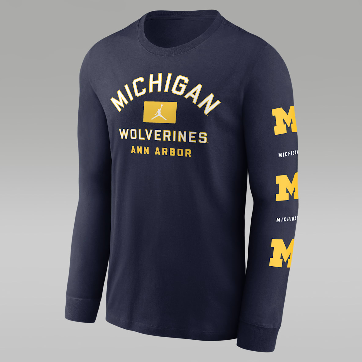 Michigan Campus Classic Location Michigan Campus Classic Location Men's Nike College Long-Sleeve T-Shirt