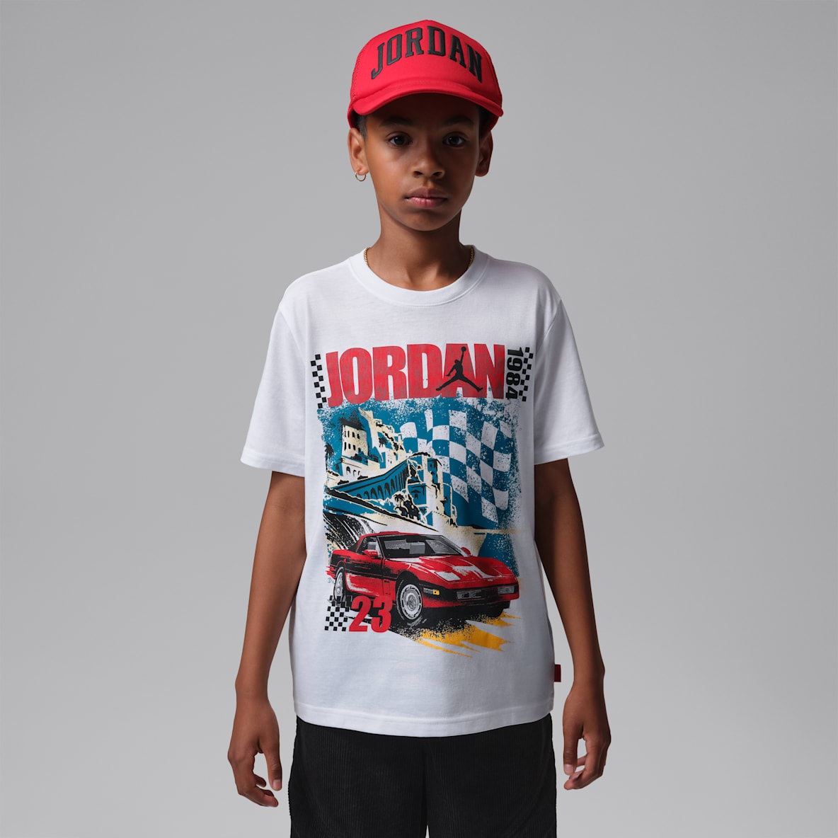 Jordan Playera Brooklyn Auto '84 para niños talla grande