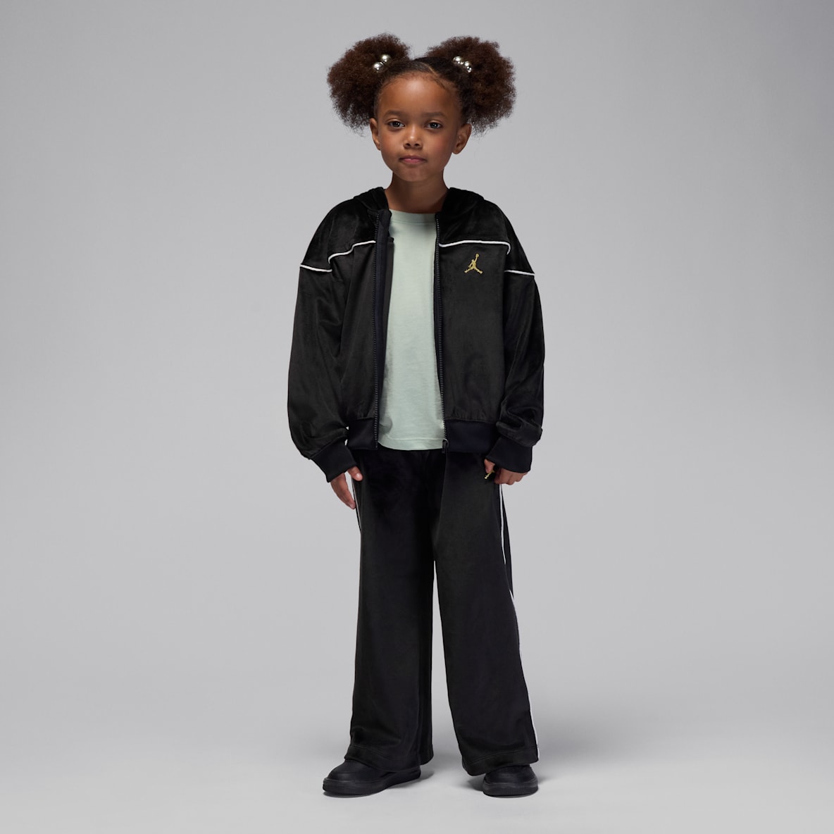 Jordan Mountainside Tvådelat set i velour för barn