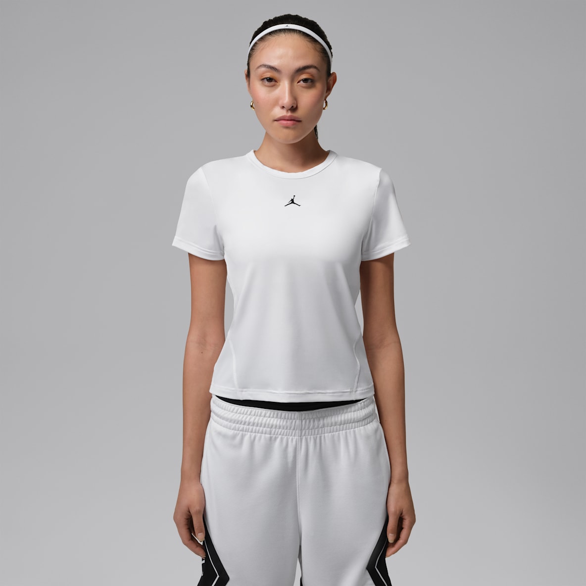 조던 스포츠 에센셜 여성 드라이 핏 반팔 탑